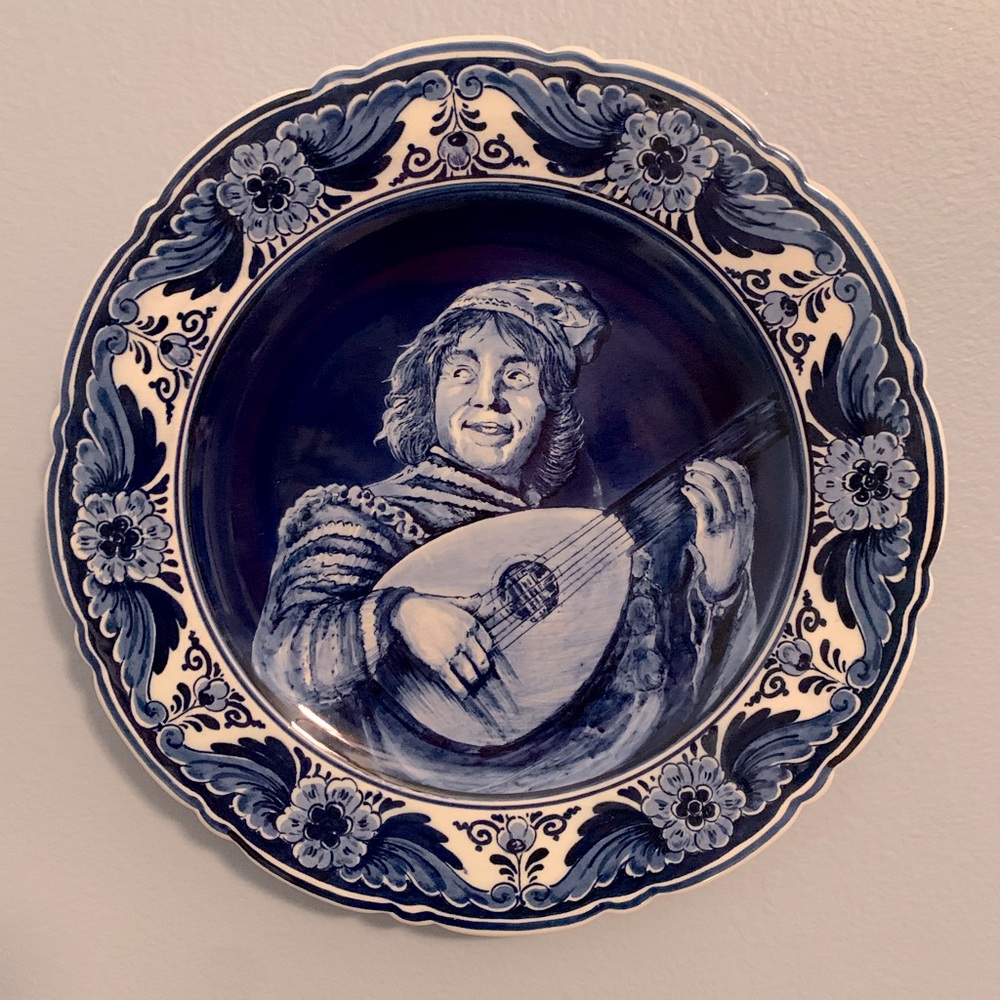 Delft Blue Wall Plate